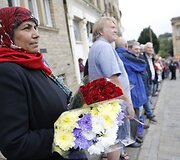 Nužudytos Didžiosios Britanijos parlamentarė Jo Cox laidotuvės