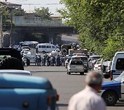 Ginkluota grupė užėmė policijos ir Vidaus reikalų ministerijos pajėgų pastatą Jerevane