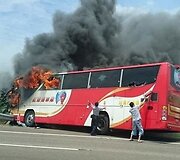 Turistinio autobuso avarija Taivane