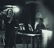 Gintarė &Scaron;migelskytė ir Justas Čeponis. Koncerto &bdquo;La Vie Boheme&ldquo; @ &bdquo;Que pasa&ldquo; akimirka