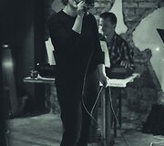 Gintarė &Scaron;migelskytė ir Justas Čeponis. Koncerto &bdquo;La Vie Boheme&ldquo; @ &bdquo;Que pasa&ldquo; akimirka