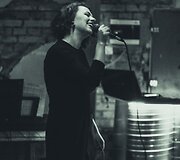 Gintarė &Scaron;migelskytė ir Justas Čeponis. Koncerto &bdquo;La Vie Boheme&ldquo; @ &bdquo;Que pasa&ldquo; akimirka