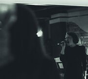 Gintarė &Scaron;migelskytė ir Justas Čeponis. Koncerto &bdquo;La Vie Boheme&ldquo; @ &bdquo;Que pasa&ldquo; akimirka
