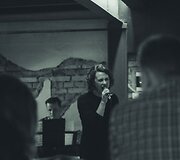 Gintarė &Scaron;migelskytė ir Justas Čeponis. Koncerto &bdquo;La Vie Boheme&ldquo; @ &bdquo;Que pasa&ldquo; akimirka