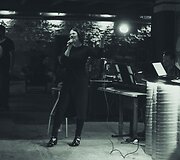 Gintarė &Scaron;migelskytė ir Justas Čeponis. Koncerto &bdquo;La Vie Boheme&ldquo; @ &bdquo;Que pasa&ldquo; akimirka