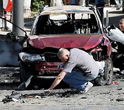 Kijevo centre sprogus automobiliui žuvo žurnalistas Pavelas &Scaron;eremetas
