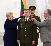Vadovavimą Lietuvos Kariuomenės Sausumos pajėgoms perėmė naujasis vadas, brigados generolas, Valdemaras Rup&scaron;ys