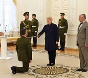 Vadovavimą Lietuvos Kariuomenės Sausumos pajėgoms perėmė naujasis vadas, brigados generolas, Valdemaras Rup&scaron;ys
