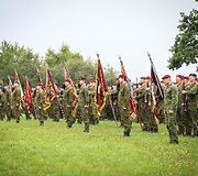 Vadovavimą Lietuvos Kariuomenės Sausumos pajėgoms perėmė naujasis vadas, brigados generolas, Valdemaras Rup&scaron;ys