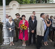 Jaunesniųjų karininkų vadų mokymų pirmojo karininko laipsnio suteikimo ceremonija
