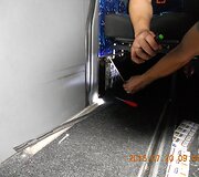 Mikroautobuse slėpta cigarečių kontrabanda