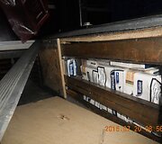 Mikroautobuse slėpta cigarečių kontrabanda