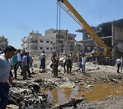 Sprogimas Sirijos kurdų mieste