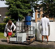 Belgijos mokslininkų sukurtas filtravimo aparatas verčiantis &scaron;lapimą į geriamą vandenį ir trą&scaron;as 