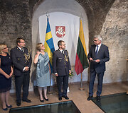 Naujojo &Scaron;vedijos gynybos ata&scaron;ė Lietuvai akreditacijos ceremonija
