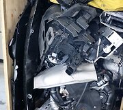 Rastas i&scaron;ardytas vogtas BMW