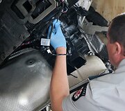Rastas i&scaron;ardytas vogtas BMW