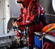 Baltijos &scaron;alių karinių oro pajėgų kariai treniruojasi i&scaron;gyvenimo jūroje pratybose &bdquo;Baltic Bikini 2016"