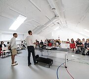 Grupė architektūros bei urbanistikos studentų bei jų vadovai pristatė pirmines ilgalaikes urbanistines vizijas bei ekonomines strategijas Neringos ateičiai