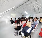 Grupė architektūros bei urbanistikos studentų bei jų vadovai pristatė pirmines ilgalaikes urbanistines vizijas bei ekonomines strategijas Neringos ateičiai