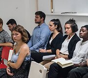 Grupė architektūros bei urbanistikos studentų bei jų vadovai pristatė pirmines ilgalaikes urbanistines vizijas bei ekonomines strategijas Neringos ateičiai