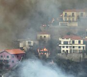 Mi&scaron;ko gaisras Madeiros saloje Portugalijoje
