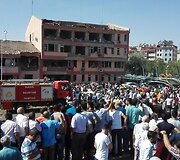 Sprogimas Turkijos Elazigo mieste
