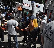 Sprogimas Turkijos Elazigo mieste
