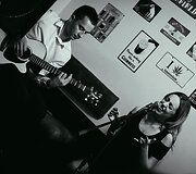 Kristina Radžiukynaitė ir Laurynas Sičiūnas. Koncerto La Vie Boheme @Tesla pub akimirka