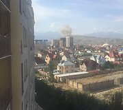 I&scaron;puolis prie Kinijos ambasados Kirgizijoje