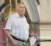 Federico Ordonezo pasirodymas Vilniaus universiteto kieme