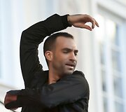 Federico Ordonezo pasirodymas Vilniaus universiteto kieme