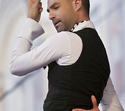 Federico Ordonezo pasirodymas Vilniaus universiteto kieme