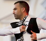 Federico Ordonezo pasirodymas Vilniaus universiteto kieme
