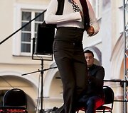 Federico Ordonezo pasirodymas Vilniaus universiteto kieme