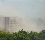 Sugriuvęs pastatas Tel Avive