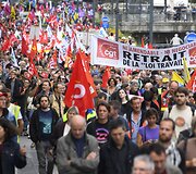 Prancūzijos darbo rinkos reformos įžiebė naujus protestus
