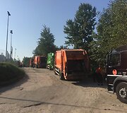 &Scaron;iuk&scaron;lių i&scaron;vežėjų protestas Vilniuje