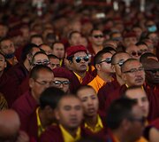 Indijos Himalajuose tūkstančiai žmonių susirinko į retą budistų festivalį