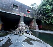 Birmingamo lietaus nuotekų tuneliai statyti XIX a.