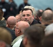 Vokietijos kanclerė per &scaron;alies suvienijimo metinių minėjimą Dresdene pasitikta protestuotojų užgaulėmis