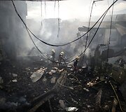 Gaisras fejerverkų krautuvėlėse Filipinuose
