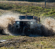 JAV kompanijos &scaron;arvuoto visureigio L-ATV galimybių demonstracija Gaižiūnų poligone