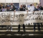 Policininkų protestas Prancūzijoje