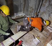 Jeruzalėje esančiame Kristaus kape pradėti konservavimo darbai