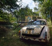 Apleistų prabangių automobilių ie&scaron;kančio fotografo laimikiai visoje Europoje