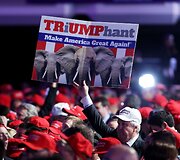 Amerikiečiai &scaron;venčia Donaldo Trumpo pergalę prezidento rinkimuose