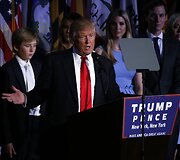 Donaldo Trumpo kalba laimėjus prezidento rinkimus