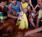 Perpildytas Filipinų sostinės kaliėjimas, kuriame kali 2600 kaliniais daugiau nei numatyta
