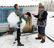 &Scaron;amanas Rusijoje atlieka egzorcizmą